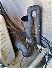 photo of pool plumbing