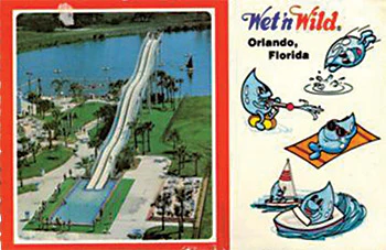 postcard for Wet 'n Wild in Florida