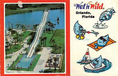 postcard for Wet 'n Wild in Florida