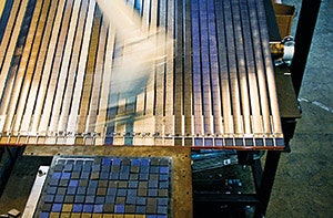 photo of a mosaic picture at the State Gymnasium of Iowa State University