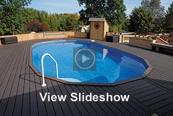 Photos of aboveground pool projects (Click here to see more)