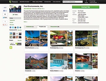 screenshot of Pool Environments