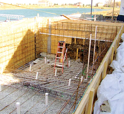 photo of pump installation in a pool