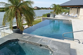 photo of an infinity-edge pool