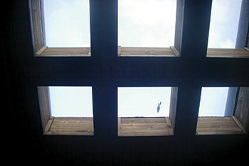 photo of glass bottom pool