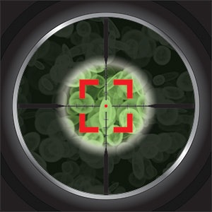 photo of germs in the crosshairs