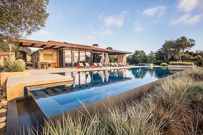 photo of custom swimming pool and spa