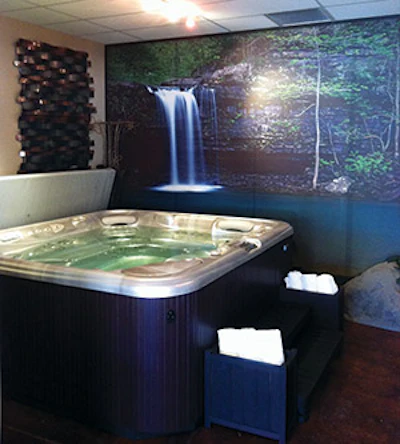 photo of high-tech pool and spa makeover