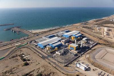 photo of Israel's RO plant