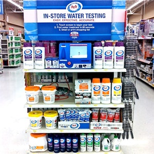 photo of endcap of water testing kiosk