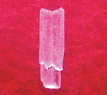 photo of a crystal found in a swimming pool