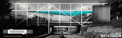 photo of swimming pool in an overpass