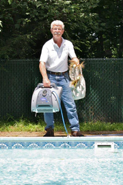 photo of a pool care specialist