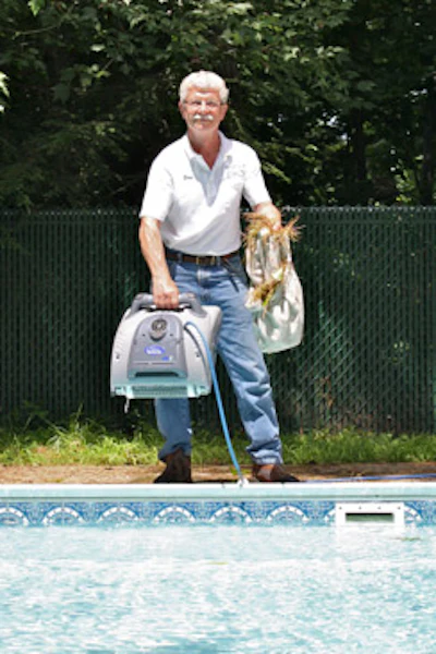 photo of a pool care specialist