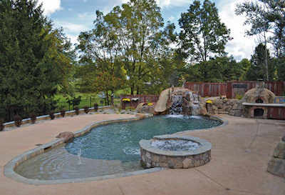photo of a hybrid pool
