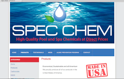 Spec Chem New Website