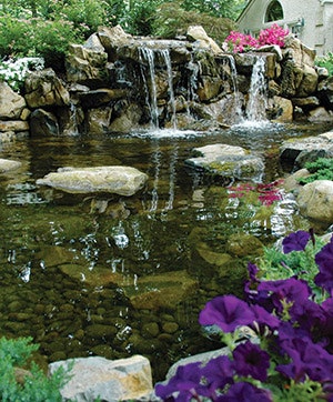 photo of a fountain