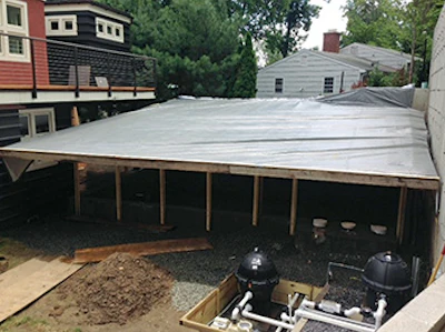 Proper installation requires carefully controlling environmental conditions during installation, which is why tents are constructed for projects located in either cold or hot climates.