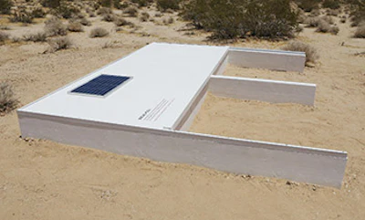 photo of a pool in the Mojave desert