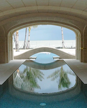 photo of a reflection pool