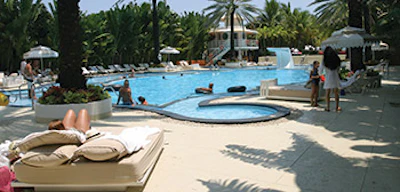 photo of an art deco style swimming pool