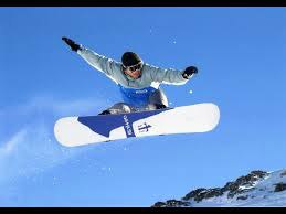 photo of a snowboarder
