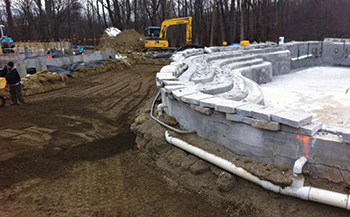 photo of pool project