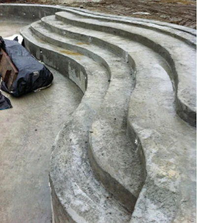 photo of pool project