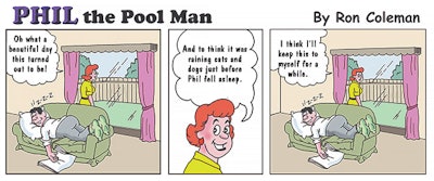 cartoon of Phil The Pool Man - winner