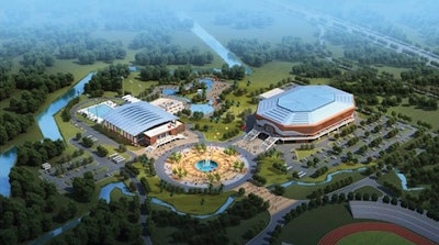 Photo Of A Billion Dollar Aquatic Center In Trinidad And Tobago