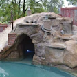 Pictured is an example of a project that truly embraced reclaimed materials. In particular, note the porthole we included (below). All photos courtesy of Al Curtis.