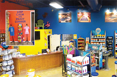 photo of a pool store space
