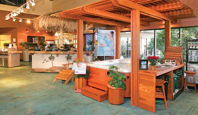photo of a pool store space