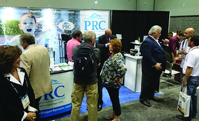 The PRC booth buzzes at the 2014 PSP Expo in Orlando.