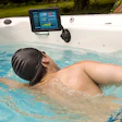 One way Master Spas is catering to athletic types is through the SwimNumber App (or SNAPP). The app was created to be compatible with the Michael Phelps Signature Swim Spa and offers various workouts and training tools. (Courtesy of Master Spas)