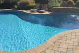 LOOP-LOC's PearlEssence liners creates the look of tile through vinyl liner. Photo courtesy of LOOP-LOC.