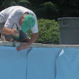 The installation process may be speedy, but it requires training and skill to ensure a surface that will withstand use, abuse and the rigors of time. (Courtesy of Membrane Concepts)