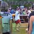 “Thou Shall Not Covet Thy Neighbor’s Life” (pictured above) is one of three videos Schramm and his team made to promote I Heart Hot Tubs. With nearly 80,000 views, it’s also the most popular.