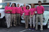 James King (far left) is a former marine who now owns an ASP branch in Springfield, Va.