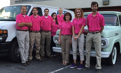 James King (far left) is a former marine who now owns an ASP branch in Springfield, Va.