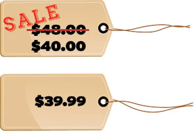 A study found that customers presented with the above two pricing options overwhelmingly purchased the $40.00 item due to its perceived quality and value.
