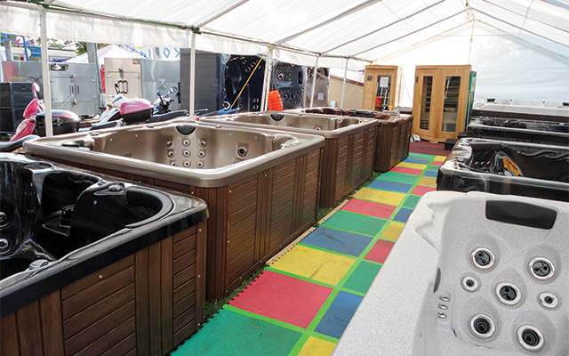 All-American Recreation has a 35-by-50 foot booth each year at the Minnesota State Fair. Scroll down for more images of the booth.
