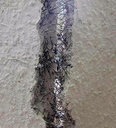 Micro fibers are used primarily to control shrinkage cracking during the curing process, while macrofibers provide tensile strength after cracks have formed.