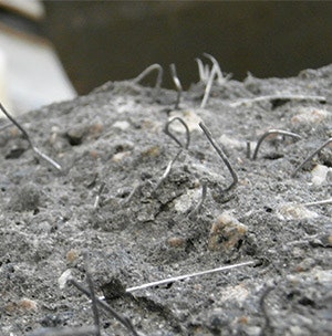Fibers used for concrete reinforcement come in a variety of sizes and are made from an ever-increasing range of materials, including hairlike mineral and composite micro fibers and far larger steel macro fibers.