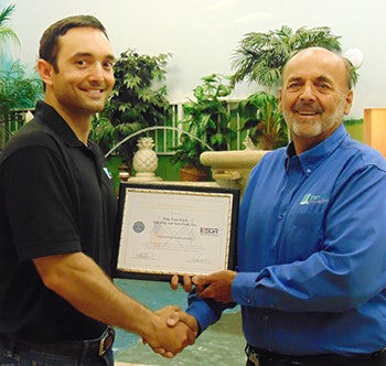 Donald Cesarone, left, and Tim Van Kirk, right.