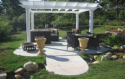 Millennials enjoy using the backyard for entertaining. Pergolas, along with outdoor furniture, turn a basic patio party into a memorable event.