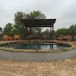 Michael Logsdon's simple, round pool.
