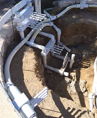 The JetArray enables a builder to create concrete spas that rival the hydrotherapy found in portable units.