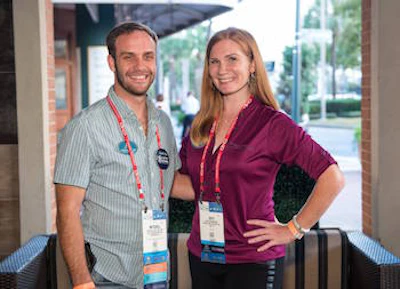 Mitch Katz and Skye Svenningsen, 2016-2017 WAVE Network committee co-chairs.