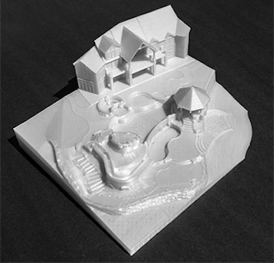 After the drawing is largely finalized, the design team uses a 3-D printer to create a model.
